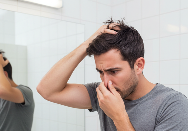男の頭皮の臭いはなぜ起こる?原因と改善・予防法
