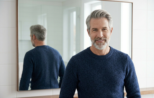 染めない白髪ケア!メンズに似合うぼかしスタイルとは?